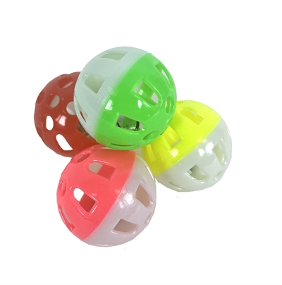 Kattenspeelgoed Bal Met Bel Assorti 3 Cm 4 St