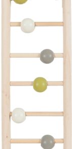 Ladder Hout 7 Treden Met Kralen 1X8,5X35 Cm