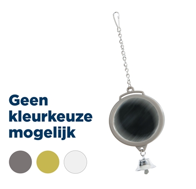 Spiegel Rond Met Bel Assorti 5,5X1X16,5 Cm