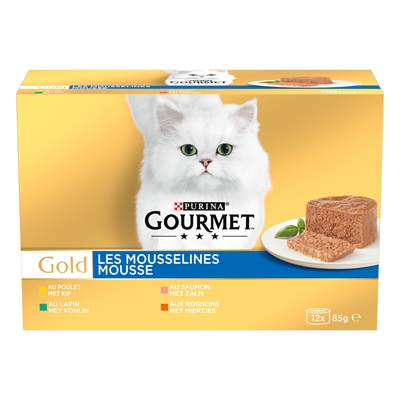 Gold 12-Pack Fijne Mousse 12X85 Gr