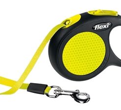 Rollijn New Classic Neon Tape Zwart / Geel L 5 Mtr