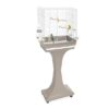 Vogelkooi Camilla Taupe / Wit 50X30X57-129 Cm
