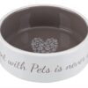 Voerbak Pets Home Taupe 12 Cm 2 St