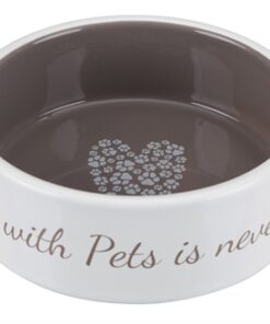 Voerbak Pets Home Taupe 12 Cm 2 St
