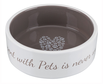 Voerbak Pets Home Taupe 12 Cm 2 St