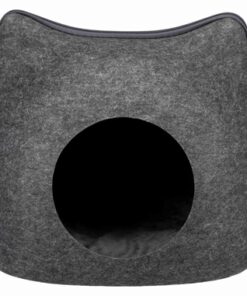 Relax Iglo Kat Vilt Grijs 38X37X35 Cm