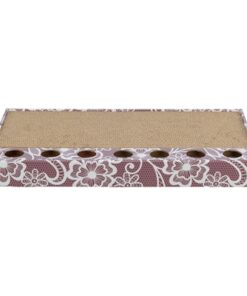 Krabplank Karton Met Balletjes Roze 48X25 Cm