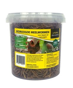 Gedroogde Meelwormen 1,2 Ltr