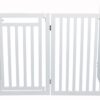 Hondenhek Met Deur Wit 60-160 X 81 Cm