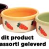 Options Voerbak Wortel Design Assorti 12,5 Cm