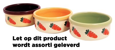 Options Voerbak Wortel Design Assorti 12,5 Cm