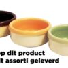 Options Voerbak Hamster Twee-Kleur Assorti 9 Cm