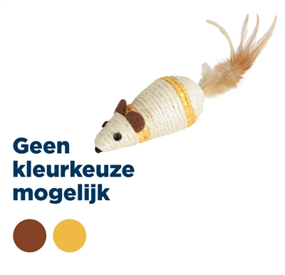Sisal Muis Assorti 20X5X4,5 Cm