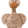 Pluche Eend Bruin 38 Cm