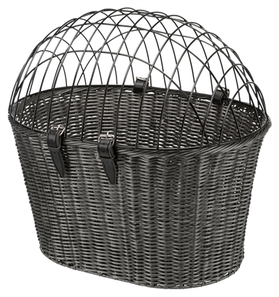 Stuur Fietsmand Met Draadkap Antraciet 44X41X34 Cm