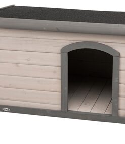 Natura Hondenhok Classic Plat Dak Grijs 116X79X82 Cm