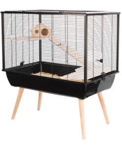 Knaagdierkooi Neo Silta Zwart 78X48X58Cm