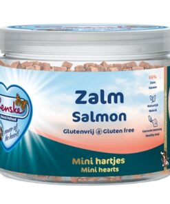 Hond Gezonde Beloning Mini Hartjes Zalm 100 Gr