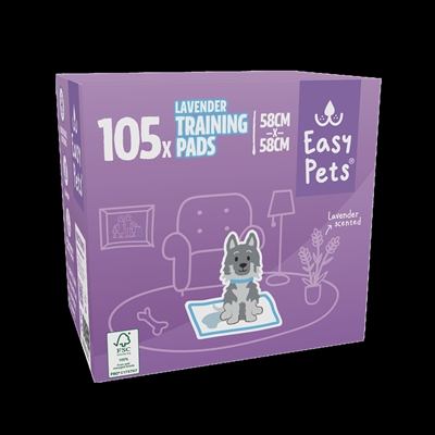 Puppy Training Pads Lavender 58X58 Cm 105 St