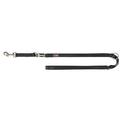 Hondenriem Premium Verstelbaar Nylon Zwart 200X1,5 Cm