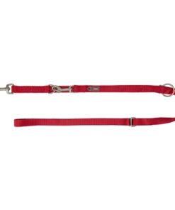 Hondenriem Premium Verstelbaar Rood 200X2,5 Cm