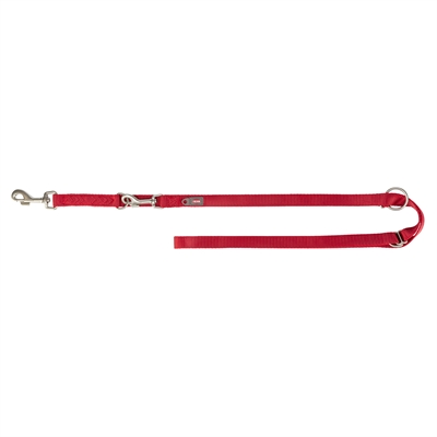 Hondenriem Premium Verstelbaar Nylon Rood 200X1,5 Cm