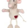 Muis Pluche Beige 11 Cm