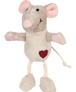 Muis Pluche Beige 11 Cm