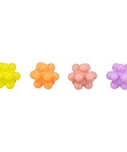 Noppen Ballen Rubber Assorti 3,5X3,5X3,5 Cm 4 St