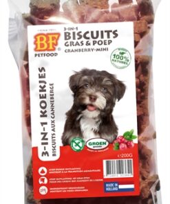 Petfood 3 In 1 Hondenkoekjes Met Cranberry Mini 200 Gr