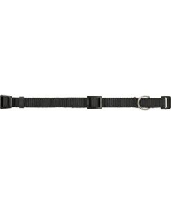 Halsband Hond Premium Zwart 25-40X1,5 Cm