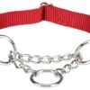 Halsband Hond Premium Halfslip Halsband Rood 30-40X1,5 Cm