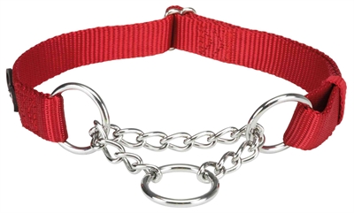 Halsband Hond Premium Halfslip Halsband Rood 30-40X1,5 Cm