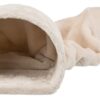 Speeltunnel Konijn / Cavia Pluche Beige 80X27X21 Cm
