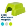 Knaagdierhuis Konijn Kunststof Assorti 33X29X19 Cm 4 St