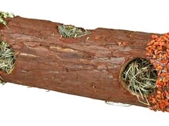 Tunnelbuis Met Hooi En Hibiscusbloesem / Wortel / Erwt 30X9X9 Cm 35 Gr