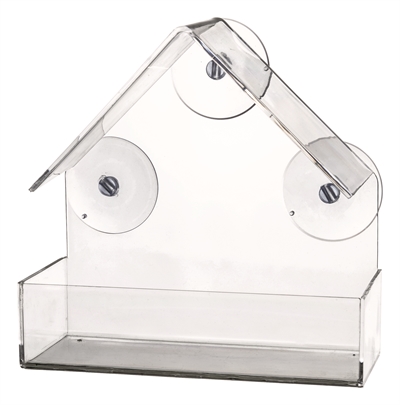 Raamvoederhuis Transparant 15X6X15 Cm 225 Ml