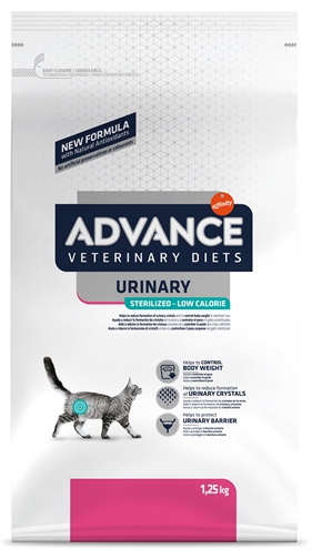 Veterinary Diet Cat Urinary Sterilized Minder Calorieën 1,25 Kg