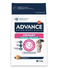 Veterinary Diet Cat Urinary Sterilized Minder Calorieën 7,5 Kg