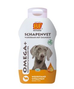 Petfood Vloeibaar Schapenvet Met Zalmolie 500 Ml