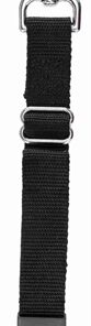 Reserve Korthouder Met Karabijnhaak Zwart 45-70X2,5 Cm