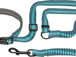 Hondenriem Jogginglijn Petrol / Aqua 133-180X2 Cm