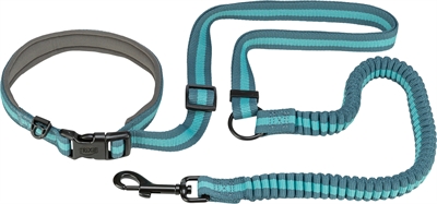 Hondenriem Jogginglijn Petrol / Aqua 133-180X2 Cm