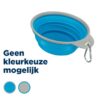 Voerbak / Drinkbak Reis Stevige Rand Siliconen Assorti 500 Ml 14 Cm