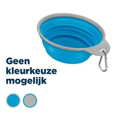 Voerbak / Drinkbak Reis Stevige Rand Siliconen Assorti 500 Ml 14 Cm