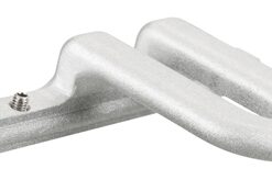 Inzetstuk Voor Hangslot Aluminium Vervoersbox Zilver 5X2X8 Cm 2 St