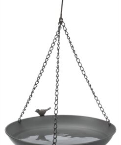Vogelbad Hangend Grijs 30X30 Cm 2200 Ml