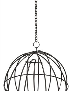 Voerbal Metaal Zwart 16X16 Cm