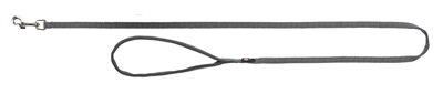 Hondenriem Premium Grijs 100X2,5 Cm