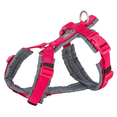Hondentuig Premium Trekking Fuchsia / Grafiet Grijs 32-38X1,3 Cm